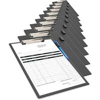 RAPESCO® Klemmbretter 1745 DIN  A4+ schwarz Karton, 10 St. von RAPESCO®