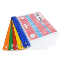 RAPESCO® Reißverschlussbeutel Zippi Bags transparent/blau, orange, grün, rot, gelb, 5 St. von RAPESCO®