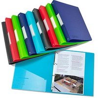 RAPESCO® Ringbuch 4-Ringe grün, rot, schwarz, dunkelblau, hellblau 3,5 cm DIN A4, 10 St. von RAPESCO®