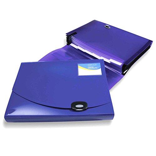 Rapesco 0675 7-Fach Fächermappe, A4+, Blau Rapesco 0675 7-Fach Fächermappe, A4+, Blau von Rapesco