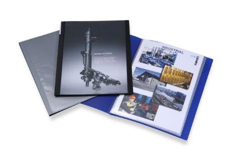 Rapesco 0910 20-Folien-Präsentations-Sichtbuch, A4, Blau von Rapesco