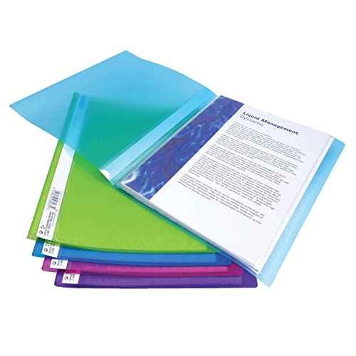 Rapesco 0917 Flexibles 40-Hüllen-Sichtbuch, A4, leuchtende Transparente Farben Rapesco 0917 Flexibles 40-Hüllen-Sichtbuch, A4, leuchtende Transparente Farben von Rapesco