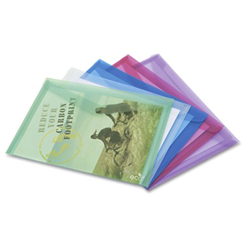 Rapesco 1041 ECO Dokumentenmappe mit Druckknopf, A3, unterschiedliche Transparente Farben, 5 Stück Rapesco 1041 ECO Dokumentenmappe mit Druckknopf, A3, unterschiedliche Transparente Farben, 5 Stück von Rapesco