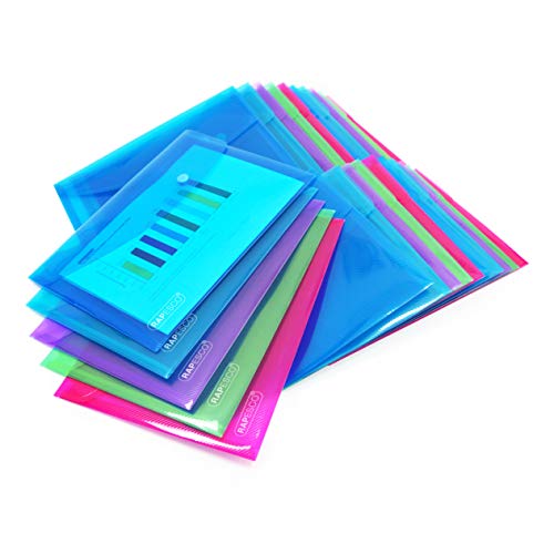 Rapesco 1499 Dokumentenmappe mit Druckknopf, A5, Sortierte Farben, 50 Stück Rapesco 1499 Dokumentenmappe mit Druckknopf, A5, Sortierte Farben, 50 Stück von Rapesco