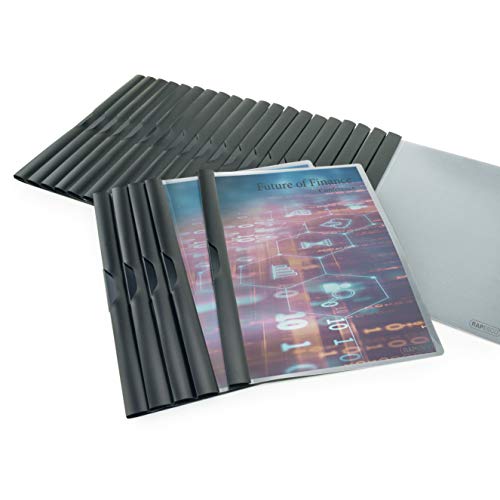 Rapesco 1596 A4 Klemmmappe, Schwarz, 25 Stück Rapesco 1596 A4 Klemmmappe, Schwarz, 25 Stück von Rapesco
