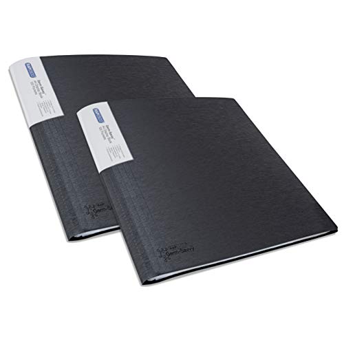 Rapesco 1645 Sichtbuch mit Antibakteriellem Schutz, 100 Hüllen, A4, Schwarz, 2er Pack Rapesco 1645 Sichtbuch mit Antibakteriellem Schutz, 100 Hüllen, A4, Schwarz, 2er Pack von Rapesco