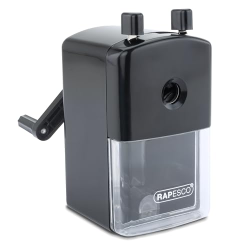 Rapesco R94000B2 Tisch-Bleistiftanspitzer Modell 94, Schwarz von Rapesco