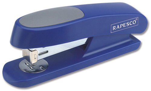 Rapesco RR7260L3 Sting Ray Halbstreifen-Hefter, 20 Blatt Heftleistung, Blau von Rapesco