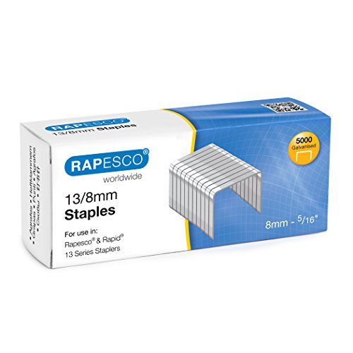Rapesco S13080Z3 13/8mm verzinkte Tackerklammern, 5000 Stück Rapesco S13080Z3 13/8mm verzinkte Tackerklammern, 5000 Stück von Rapesco