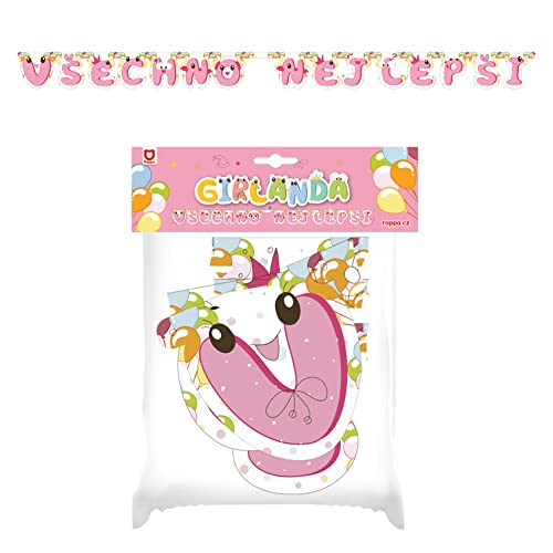Rappa Papiergirlande Happy Birthday - pink Rappa Papiergirlande Happy Birthday - pink von RAPPA