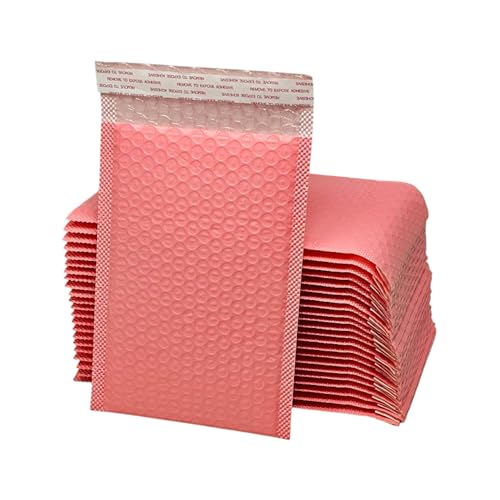 100 Stück wasserdichte, starke, gepolsterte Versandtaschen, Postversandtaschen, selbstverschließend, Rosa, 26 x 22 cm 100 Stück wasserdichte, starke, gepolsterte Versandtaschen, Postversandtaschen, selbstverschließend, Rosa, 26 x 22 cm von RAS WALLETS