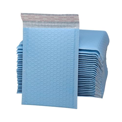 100 Stück wasserdichte, starke Luftpolster-Versandtaschen, Postversandtaschen, selbstklebend, Blau, 26 x 22 cm 100 Stück wasserdichte, starke Luftpolster-Versandtaschen, Postversandtaschen, selbstklebend, Blau, 26 x 22 cm von RAS WALLETS