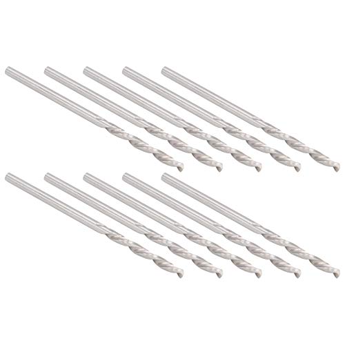 10-pcs Bohrer Bit Set Langlebiger Hochgeschwindigkeitsstahl Kleines Bohrer für Schmuckverarbeitung und Herstellung mit Plastikpraxis, 1,75 Mm von RASTKY