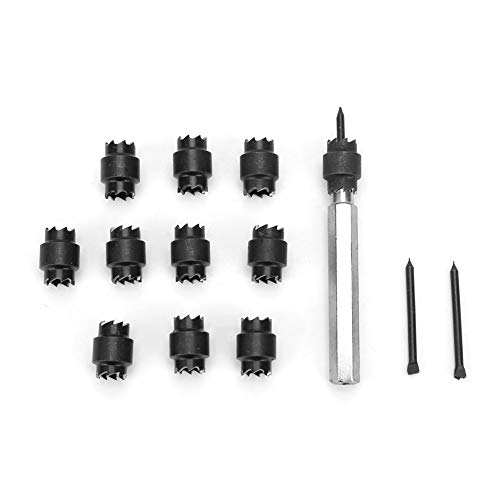 13pcs 3/8 '' HSS Doppelseitiger Spotschweißschneiderbohrmaschinen -Bitentferner -Werkzeug -Kit für Professionelle Panel -Trennung, Metallkonstruktion, Kompatibel mit den Meisten Bohrern, 13pcs 3/8 '' HSS Doppelseitiger Spotschweißschneiderbohrmaschinen -Bitentferner -Werkzeug -Kit für Professionelle Panel -Trennung, Metallkonstruktion, Kompatibel mit den Meisten Bohrern, von RASTKY