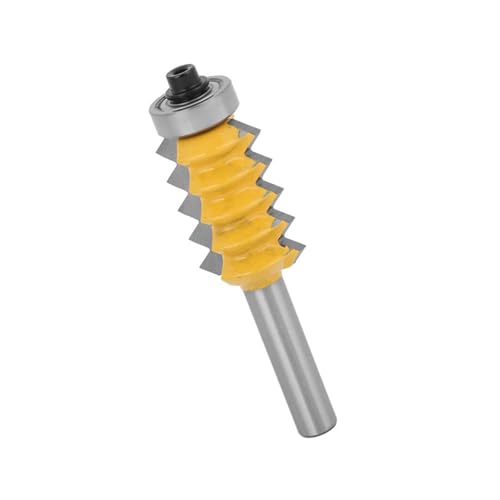 8 Shank Woodworking Cutter Rail-Stile-Router-Bit für Holzfräsen-Mehrzahn-Design, Carbid-Konstruktion, für Schnitte und Installation, 4 Größen Erhältlich 8 24, 30, 41, 55 (Multitoothed Tenon und von RASTKY
