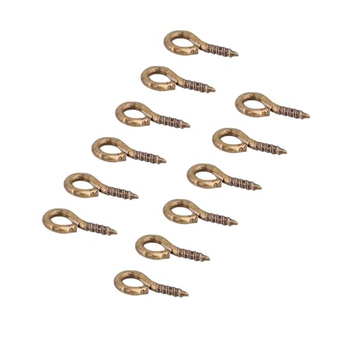 Augenstifte 200pcs Langlebige Legierungsschrauben Augenhaken Faden Augenstifte für DIY -Schmuck Herstellung von Harzholzhandwerk Gold/Silber/Bronze -Augenstifte für (antike Bronze) von RASTKY