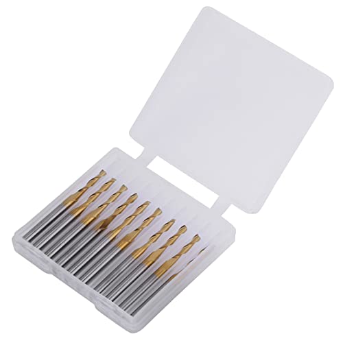 Carbid -Titan -Beschichtungsende Endmühle 2 Mm Schneidekante für Gravurschneider 10 -pcs Wolfram -Vergaser Stahlfräsenschneider von RASTKY