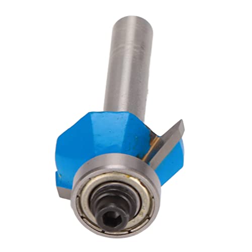 Chamfer Router Bit 45 Grad 1/4in Rundes Schaftschneidwerkzeug mit Oberem Lager für Holzbearbeitung -Ausbleiben und Gehrungsfugen (1/4*1/4) von RASTKY