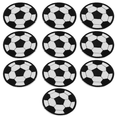 Fußball-Stickpatches 10-Pack für Textilien und Zubehör, die Einfach für DIY-Projekte Beantragen Können Fußball-Stickpatches 10-Pack für Textilien und Zubehör, die Einfach für DIY-Projekte Beantragen Können von RASTKY