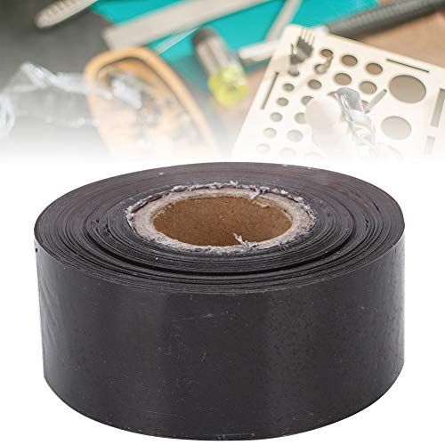 Goldenes Blatt für Fai -da -da -di di di Timbing Warm von 3 Cm Breit für 120 m/Roll Geeignet für Plastik und Stoff Geeignet (BLACK) von RASTKY