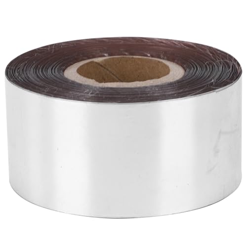Goldenes Blatt für Fai -da -da -di di di Timbing Warm von 3 Cm Breit für 120 m/Roll Geeignet für Plastik und Stoff Geeignet (SILVER) von RASTKY