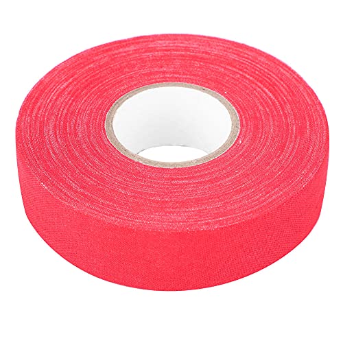 Hockey-Stickband Langlebige, Kräftig-resistente Schützende Anti-Skid für Badminton Pole Hockey Stick 1,0 X 984,3 Zoll Polyester Baumwollweiß (Rot) von RASTKY