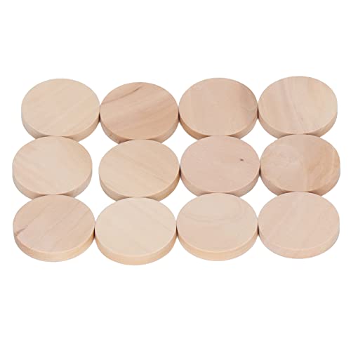 Holzscheiben Set von 50 Runden Holzausschnitten, für Tags und Heimdekoration, Ideal für die Entwicklung von Fähigkeiten und Konzentration Holzscheiben Set von 50 Runden Holzausschnitten, für Tags und Heimdekoration, Ideal für die Entwicklung von Fähigkeiten und Konzentration von RASTKY