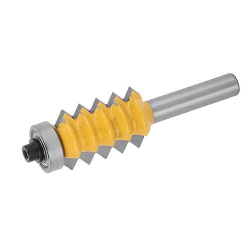 Langlebiger 8 Schaft Holzbearbeitungsschiene -Router -Bit für Saubere und Chiplose Schaufeln/Flügelschnitte (Multitooth Tenon und Gelenkmesser 8x30) von RASTKY