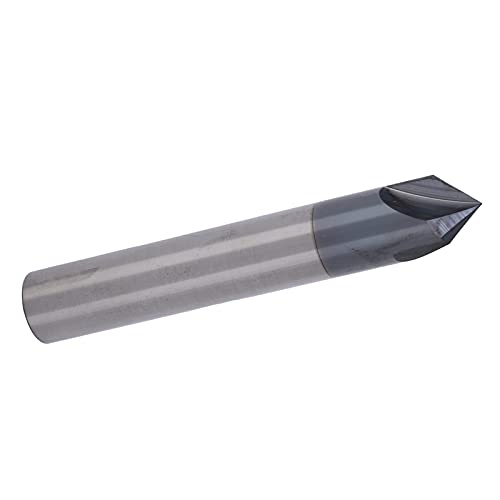 Premium Chamfer End Mill 3 Flöte 90 ° Wolfram -Stahlfräsenschneider Zum Polieren und Schnitzen - für Genau (D4*90°*50L) von RASTKY