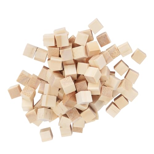 Quadratische Leerblöcke Kiefern Holzwürfel Leichtes Einfaches DIY-Handwerksspielzeug für Events mit Landmotiven 100 Stcs Holzfarbe Quadratische Leerblöcke Kiefern Holzwürfel Leichtes Einfaches DIY-Handwerksspielzeug für Events mit Landmotiven 100 Stcs Holzfarbe von RASTKY