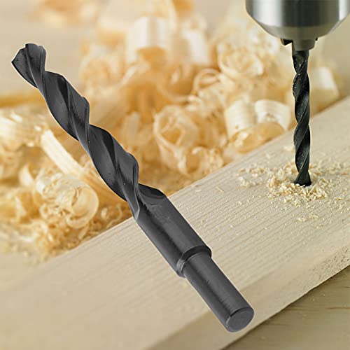 RASTKY Bohrbitmetallverarbeitung 1PC Reduziert Shank HSS Hochgeschwindigkeitstahl 12 Mm - Werkzeuge und Hausverbesserung/Strom- und Handwerkzeug/Elektrowerkzeug Teile & Zubehör/Power (13,0 mm von RASTKY