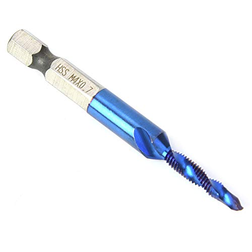 RASTKY Hex Shank Tap -Bohrmaschine Bit Eingestellt, Hochgeschwindigkeitsstahl Taps M3 M4 M5 M6 M8 M10, 15 Mm Länge, Bohr- und Klopfen Kombiniert, HSS Gewinde Metall und Aluminium RASTKY Hex Shank Tap -Bohrmaschine Bit Eingestellt, Hochgeschwindigkeitsstahl Taps M3 M4 M5 M6 M8 M10, 15 Mm Länge, Bohr- und Klopfen Kombiniert, HSS Gewinde Metall und Aluminium von RASTKY