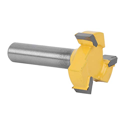 RASTKY Hochvorbereitete 3 -Vane/Wing -T Schlitz Router Bit Holzbearbeitung 8mm Shank Zementiertes Carbid Fräser Werkzeug Saubere Schnitte in Schubladen und Handwerk und Holzbearbeitungszubehör (#1) von RASTKY