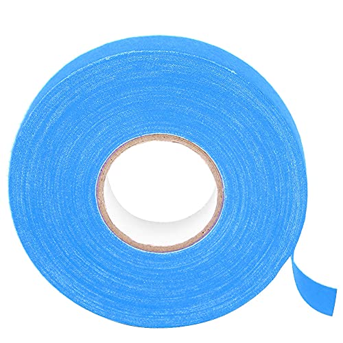 RASTKY Hockey-Stickband Langlebige, Kräftig-resistente Schützende Anti-Skid für Badminton Pole Hockey Stick 1,0 X 984,3 Zoll Polyester Baumwollweiß (Himmelblau) von RASTKY