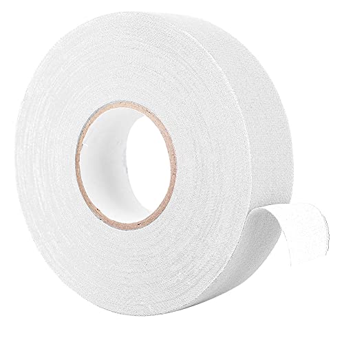 RASTKY Hockey-Stickband Langlebige, Kräftig-resistente Schützende Anti-Skid für Badminton Pole Hockey Stick 1,0 X 984,3 Zoll Polyester Baumwollweiß (WHITE) von RASTKY