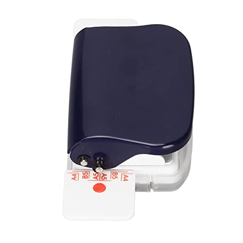 RASTKY Premium Manual Binding Machine - Mehrzweck 6 Löcher Cinch Book Binding Machine Home Office und Hochgenauigkeitsbindungswerkzeug A4, B5, Papier - Ideal und Spulenbindungslösungen (BLUE) von RASTKY