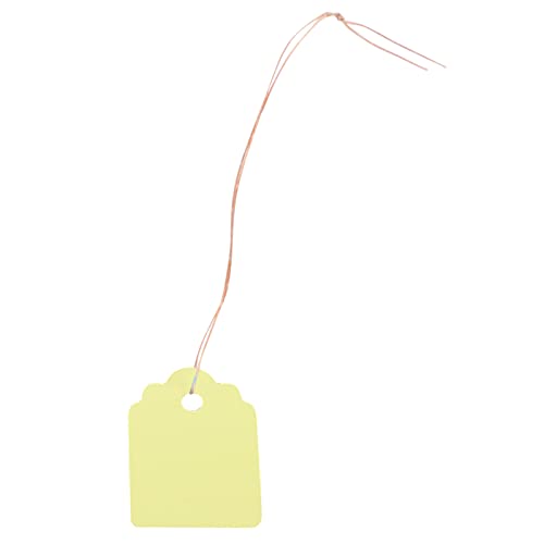 RASTKY Samenname Tag - 200pcs PVC Hanging Blumenpflanze Samen Etikett Markerzeichen Outdoor -für Pflanzenidentifikation (YELLOW) von RASTKY