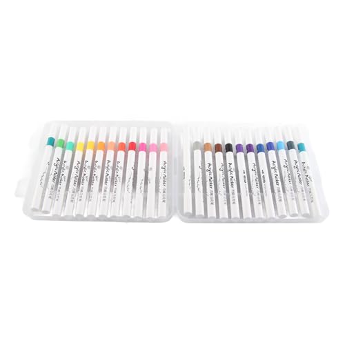 RASTKY Sie Denken, Dass die Acrylfarbe von der Wasserbasis für die Umwelt für das Keramikstoff 48 -Paket Weg Ist (24 Farben) von RASTKY