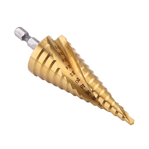 RASTKY Stiefmaschinenbohrer Hochgeschwindigkeit Stahlbeschichteter Kegelbohrer Bit 4-32 Mm Single-Hex-Schaft-Metall, Holz und Kunststoff RASTKY Stiefmaschinenbohrer Hochgeschwindigkeit Stahlbeschichteter Kegelbohrer Bit 4-32 Mm Single-Hex-Schaft-Metall, Holz und Kunststoff von RASTKY