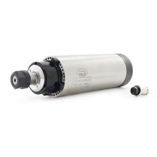 RATTMMOTOR 2.2Kw 220V Luftkühlung Spindelmotor 24000rpm Luftgekühlter Frässpindel CNC Spindel Motor 400Hz ER20 für CNC Gravier-/Fräsmaschine DIY von RATTMMOTOR