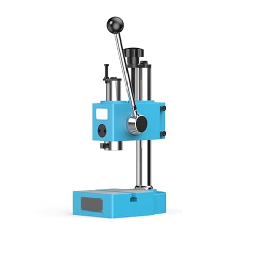RATTMMOTOR Arbor Press Federbelastete Präzisions-Handschaftspresse, Tischlochstanzmaschine für Metall- und Nichtmetall-Stanzen, Biegen, Strecken, Formen (2 kN/0,2 T Kapazität) von RATTMMOTOR