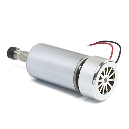 RATTMMOTOR CNC Spindelmotor,300W Luftgekühlter Spindel,ER11 Fräsmotor,52MM,DC 12-48V,Air Cooled Spindel,12000U/min Spindelmotor Für Diy kleine CNC-Gravier- und Fräsmaschine von RATTMMOTOR