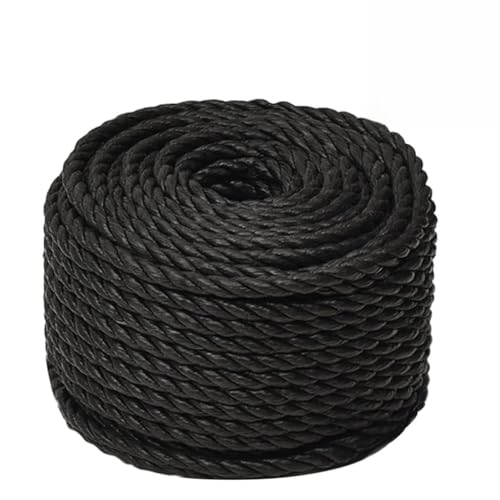 Arbeitsseil schwarz 20 mm 50 m Polypropylen, Artikelfarbe: Schwarz Arbeitsseil schwarz 20 mm 50 m Polypropylen, Artikelfarbe: Schwarz von RAUGAJ