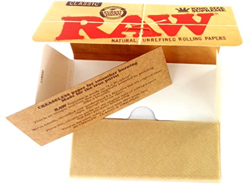 RAW Classic King Size Supreme Creaseless Papers ohne Knick 12 Heftchen RAW Classic King Size Supreme Creaseless Papers ohne Knick 12 Heftchen von RAW