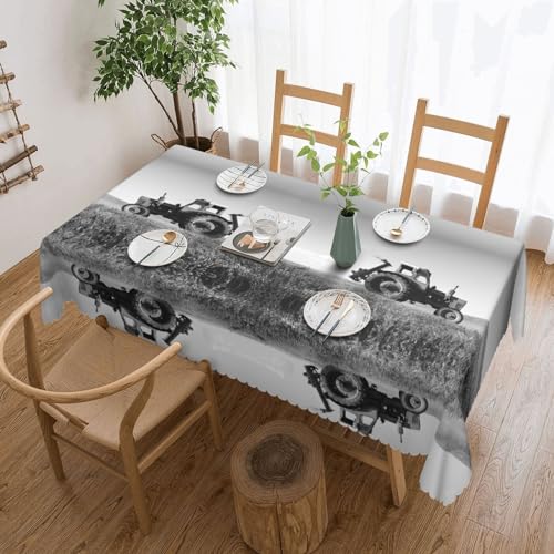 RAXER Tischtuch Tischdecke, Motiv: Traktor Landwirtschaft, ruhig, abwischbar, rechteckig, bedruckt, öl- und staubabweisend, waschbar, Polyester, dekorative Tischdecke RAXER Tischtuch Tischdecke, Motiv: Traktor Landwirtschaft, ruhig, abwischbar, rechteckig, bedruckt, öl- und staubabweisend, waschbar, Polyester, dekorative Tischdecke von RAXER