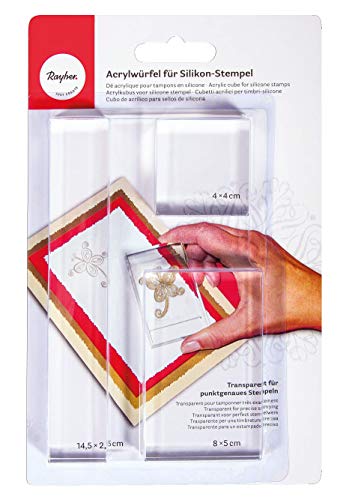 Rayher Acrylstempelblock- Set für Silikonstempel, 3 Größen, Acrylblock, Acrylstempel, 2860500 Rayher Acrylstempelblock- Set für Silikonstempel, 3 Größen, Acrylblock, Acrylstempel, 2860500 von Rayher