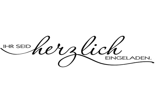 Rayher Stempel Holz "Herzlich eingeladen", 4 x 10 cm, Holzstempel Einladung, zum Gestalten von Karten, Umschlägen, Geschenken, Butterer Stempel, 28877000 Rayher Stempel Holz "Herzlich eingeladen", 4 x 10 cm, Holzstempel Einladung, zum Gestalten von Karten, Umschlägen, Geschenken, Butterer Stempel, 28877000 von Rayher