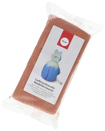 Rayher 3450272 Lufttrocknende Modelliermasse terracotta, 1 kg, gebrauchsfertig, geschmeidig und einfach zu verarbeiten, kein Brennen nötig , tonähnlich, 18.5 x 9.5 x 3.4000000000000004 cm Rayher 3450272 Lufttrocknende Modelliermasse terracotta, 1 kg, gebrauchsfertig, geschmeidig und einfach zu verarbeiten, kein Brennen nötig , tonähnlich, 18.5 x 9.5 x 3.4000000000000004 cm von Rayher