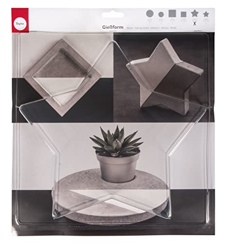 Rayher 36037000 Gießform Stern groß, 28 cm, Tiefe 4 cm Rayher 36037000 Gießform Stern groß, 28 cm, Tiefe 4 cm von Rayher