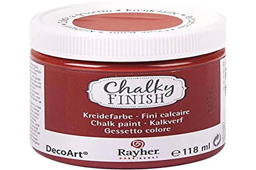 Rayher Hobby Rayher Hobby Rayher 38867222 Chalky Finish auf Wasser-Basis, Kreide-Farbe für Shabby-Chic-, Vintage- und Landhaus-Stil-Looks,118 ml (1er Pack) rost Rayher Hobby Rayher Hobby Rayher 38867222 Chalky Finish auf Wasser-Basis, Kreide-Farbe für Shabby-Chic-, Vintage- und Landhaus-Stil-Looks,118 ml (1er Pack) rost von Rayher
